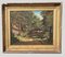 Artista de la escuela de Barbizon, paisaje de sotobosque, siglo XIX, óleo sobre lienzo, enmarcado, Imagen 1