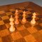 Mesa de ajedrez inglesa antigua de roble, Imagen 10