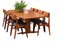 Oval Dining Table in Teak from Skovby Furniture, 1960s, Set of 3 18