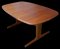 Oval Dining Table in Teak from Skovby Furniture, 1960s, Set of 3 1