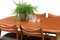 Tavolo da pranzo ovale in teak di Skovby Furniture, anni '60, set di 3, Immagine 11