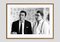 Reggie and Ronnie Kray, Archival Pigment Print in Brown Frame 2
