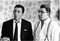 Reggie e Ronnie Kray, stampa a pigmenti d'archivio in cornice bianca, Immagine 1