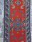 Tappeto Shirvan Kazak Corridor rosso e blu, anni '60, Immagine 9