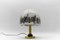 Milk Glass Table Lamp by Peill & Putzler, 1960s, Image 2