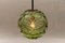 Green Murano Glass Ball Pendant Lamp from Doria Leuchten, 1960s 7