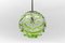 Green Murano Glass Ball Pendant Lamp from Doria Leuchten, 1960s 4