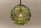 Green Murano Glass Ball Pendant Lamp from Doria Leuchten, 1960s, Image 8