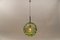 Green Murano Glass Ball Pendant Lamp from Doria Leuchten, 1960s, Image 2