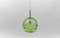 Green Murano Glass Ball Pendant Lamp from Doria Leuchten, 1960s 5