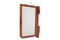 Vintage Art Deco Mirror in Walnut, 1950s 2