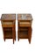 Turn of the Century Bedside Cabinets in Mahogany, 1900s, Set of 2 8