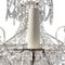 Lámpara de araña francesa de vidrio con cuentas, años 20, Imagen 1