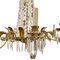 Italian Giltwood Chandelier, 1950s 5