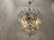 Lámpara de araña Polygon de cristal de Murano, años 80, Imagen 11