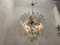 Lámpara de araña Polygon de cristal de Murano, años 80, Imagen 3