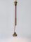 Lámpara colgante Mid-Century moderna de latón con contrapeso, Alemania, años 50, Imagen 11