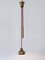 Lámpara colgante Mid-Century moderna de latón con contrapeso, Alemania, años 50, Imagen 2