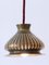 Lámpara colgante Mid-Century moderna de latón con contrapeso, Alemania, años 50, Imagen 13