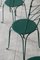 Vintage Green Garden Chairs, 1950, Set of 5 8