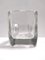 Vintage Transparent Pressed Glass Vase by Rudolf Jurnikl for Glassworks, 1960s 6