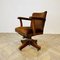 Swivel + Adjustable Height Desk Chair from Hillcrest of England, 1940s 3