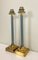 Brass and Blue Steel Table Lamps from Kullmann, 1970s, Set of 2, Image 2