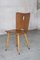 Vintage Brutalist Wooden Chairs, 1960, Set of 4, Image 8
