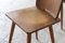 Chaises Vintage Brutaliste en Bois, 1960, Set de 4 11