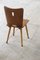 Vintage Brutalist Wooden Chairs, 1960, Set of 4, Image 4