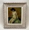 Modella nuda, anni '30-'40, olio su tela, con cornice, Immagine 2