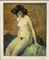 Modelo desnuda, años 30-40, óleo sobre lienzo, enmarcado, Imagen 3