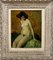 Modelo desnuda, años 30-40, óleo sobre lienzo, enmarcado, Imagen 1