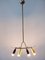 Lámpara colgante Sputnik Mid-Century moderna, Alemania, años 50, Imagen 7