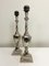 Polished Nickel Urn Shape Shining Silver Table Lamps, 1990s, Set of 2 5