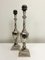 Polished Nickel Urn Shape Shining Silver Table Lamps, 1990s, Set of 2, Image 5