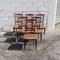 Vintage French Dining Chairs in Mahogany, 1960s, Set of 6 2