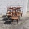 Vintage French Dining Chairs in Mahogany, 1960s, Set of 6, Image 2