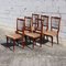 Vintage French Dining Chairs in Mahogany, 1960s, Set of 6 4