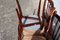 Vintage French Dining Chairs in Mahogany, 1960s, Set of 6 14