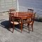 Vintage French Dining Chairs in Mahogany, 1960s, Set of 6, Image 13