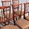 Vintage French Dining Chairs in Mahogany, 1960s, Set of 6 6