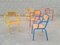 Sedie impilabili di Mullca, anni '80, set di 5, Immagine 4
