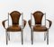 Mid-Century French Leather & Iron Armchairs in the style of Jacques Adnet, 1950s, Set of 2, Image 1