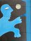Alain Rothstein, The Blue Man, 1991, Öl auf Karton, gerahmt 2
