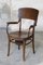 Michael Thonet Emaillierter Holz Armlehnstuhl / WC Stuhl, 1930er 1