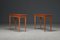 Tavolini in legno dal design arioso, Italia, anni '50, set di 2, Immagine 6