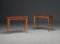 Italian Side Tables in Woodwork and Airy Design, 1950s, Set of 2 7