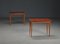 Tavolini in legno dal design arioso, Italia, anni '50, set di 2, Immagine 5