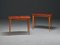 Italian Side Tables in Woodwork and Airy Design, 1950s, Set of 2 2